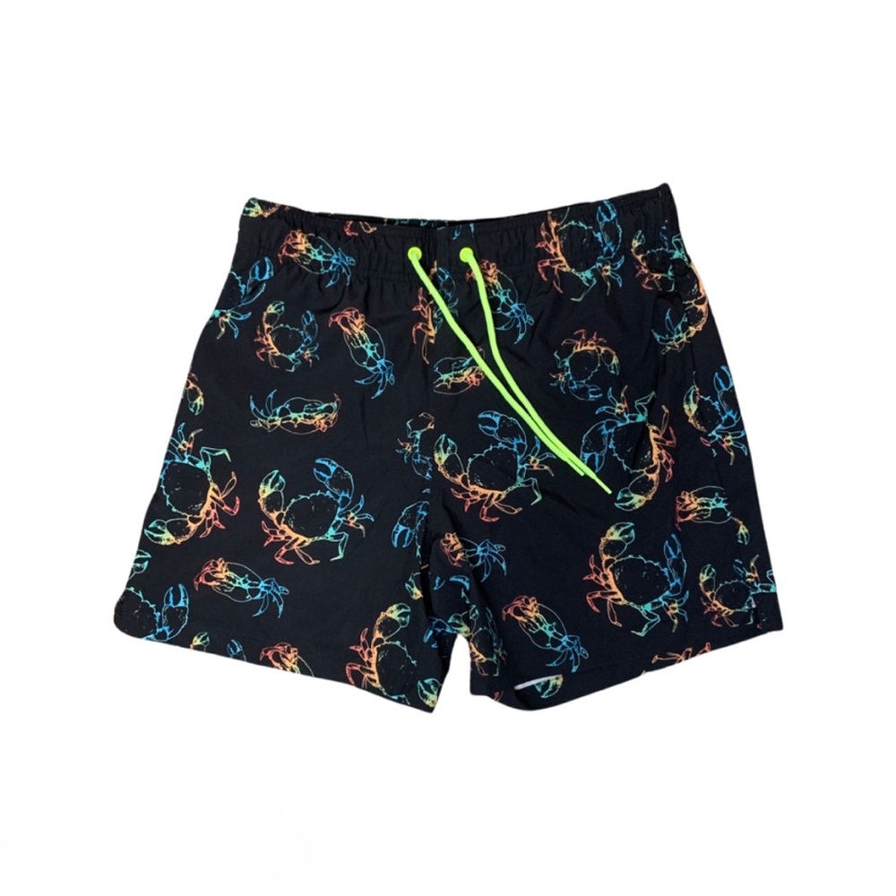 Rainbow crab swim trunks , size M